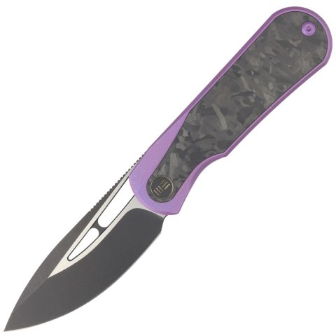 Nóż składany WE Knife Baloo Purple Titanium / Shredded Carbon Fiber, Black Stonewashed CPM 20CV by Ostap Hel (WE21033-3) WE Knife