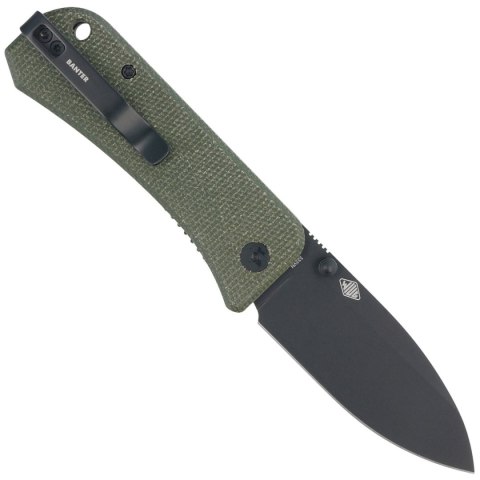 Nóż składany WE Knife Banter Green Micarta, Black Stonewashed CPM S35VN by Ben Petersen (2004J) WE Knife