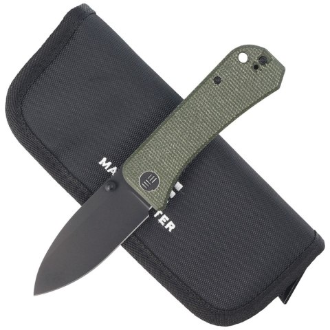 Nóż składany WE Knife Banter Green Micarta, Black Stonewashed CPM S35VN by Ben Petersen (2004J) WE Knife