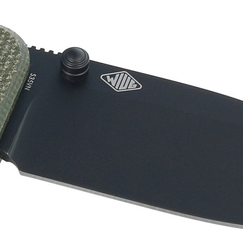 Nóż składany WE Knife Banter Green Micarta, Black Stonewashed CPM S35VN by Ben Petersen (2004J) WE Knife