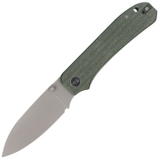Nóż składany WE Knife Big Banter Green Micarta, Gray Stonewashed CPM 20CV by Ben Petersen (WE21045-2) WE Knife