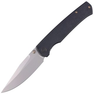 Nóż składany WE Knife Evoke Black Titanium, Silver Bead Blasted CPM 20CV by Ray Laconico (WE21046-1) WE Knife