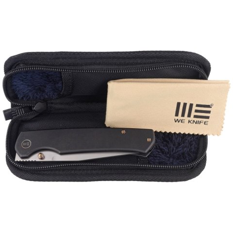 Nóż składany WE Knife Evoke Black Titanium, Silver Bead Blasted CPM 20CV by Ray Laconico (WE21046-1) WE Knife