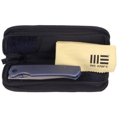 Nóż składany WE Knife Evoke Blue Titanium, Silver Bead Blasted CPM 20CV by Ray Laconico (WE21046-3) WE Knife