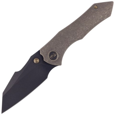Nóż składany WE Knife High-Fin Bronze Titanium, Black Stonewashed CPM 20CV by Gavko Knives (WE22005-2) WE Knife