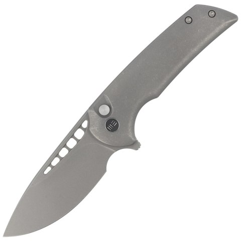 Nóż składany WE Knife Mini Malice Gray Titanium, Gray Stonewash CPM 20CV by Ferrum Forge (WE054BL-2) WE Knife