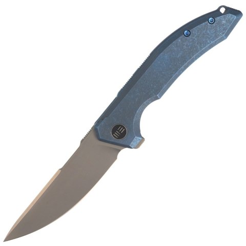 Nóż składany WE Knife Quixotic Blue Titanium, Silver Bead Blasted CPM 20CV (WE21016-3) WE Knife