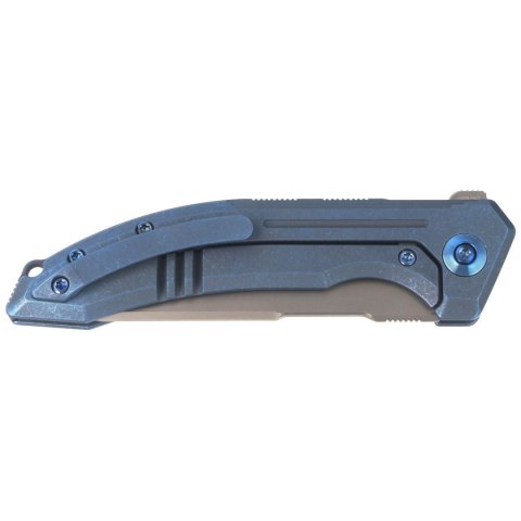 Nóż składany WE Knife Quixotic Blue Titanium, Silver Bead Blasted CPM 20CV (WE21016-3) WE Knife