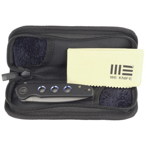 Nóż składany WE Knife Shakan LE No 079/300 Black Titanium, Gray Stonewashed CPM 20CV (WE20052B-1) WE Knife