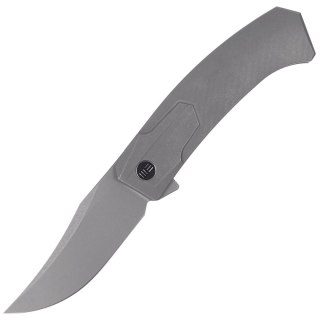 Nóż składany WE Knife Shuddan Gray Titanium, Gray Stonewashed CPM 20CV by Rafal Brzeski (WE21015-4) WE Knife