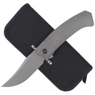 Nóż składany WE Knife Shuddan Gray Titanium, Gray Stonewashed CPM 20CV by Rafal Brzeski (WE21015-4) WE Knife
