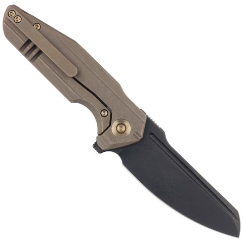 Nóż składany WE Knife StarHawk Bronze Titanium, Black Stonewashed CPM 20CV (WE21017-2) WE Knife