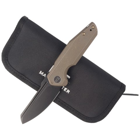 Nóż składany WE Knife StarHawk Bronze Titanium, Black Stonewashed CPM 20CV (WE21017-2) WE Knife