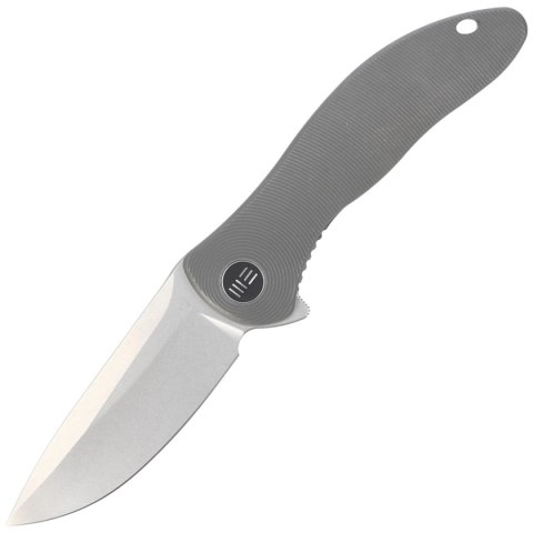 Nóż składany WE Knife Synergy2v2 Gray Titanium, Stonewashed CPM 20CV by Jim O'Young (WE18046D-1) WE Knife