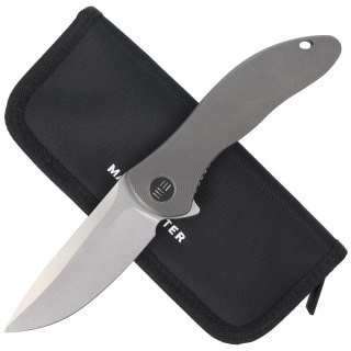 Nóż składany WE Knife Synergy2v2 Gray Titanium, Stonewashed CPM 20CV by Jim O'Young (WE18046D-1) WE Knife
