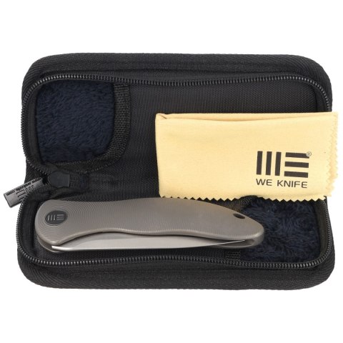 Nóż składany WE Knife Synergy2v2 Gray Titanium, Stonewashed CPM 20CV by Jim O'Young (WE18046D-1) WE Knife