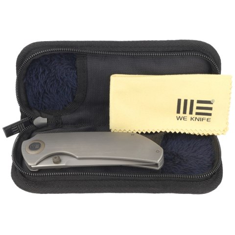 Nóż składany WE Knife Thug XL Gray Titanium, Gray Hand Rubbed CPM 20CV by Matthew Christensen (WE20028D-1) WE Knife