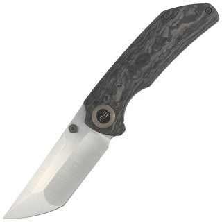 Nóż składany WE Knife Thug XL Shredded Carbon Fiber / Gray Titanium, Satin CPM 20CV by Matthew Christensen (WE20028E-1) WE Knife