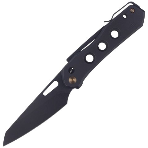 Nóż składany WE Knife Vision R Black Titanium, Black Stonewashed CPM 20CV by Snecx Tan (WE21031-2) WE Knife