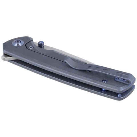 Nóż składany WeKnife Subjugator Blue Titanium, Satin CPM 20CV (WE21014C-3) WE Knife