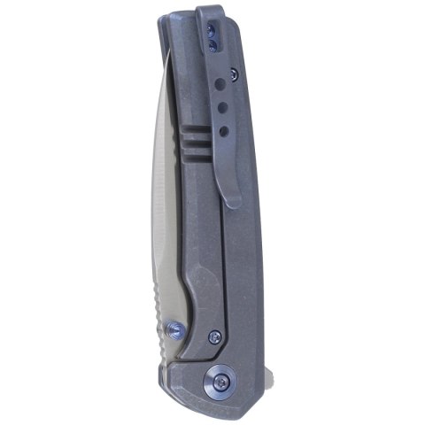Nóż składany WeKnife Subjugator Blue Titanium, Satin CPM 20CV (WE21014C-3) WE Knife