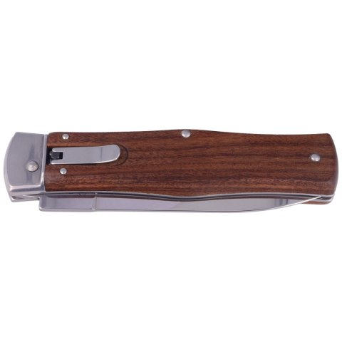 Nóż sprężynowy Mikov Predator Palisander Wood, Mirror, Klips (241-ND-1/N CLIP) Mikov s.r.o.