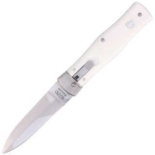 Nóż sprężynowy Mikov Predator White ABS, Mirror (241-NH-1/KP WHITE) Mikov s.r.o.