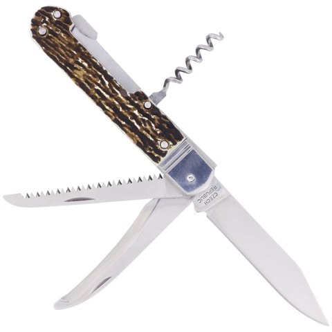 Scyzoryk myśliwski Mikov Fixir Imit. Dear Stag, Mirror (232-XH-4V Z) Mikov s.r.o.