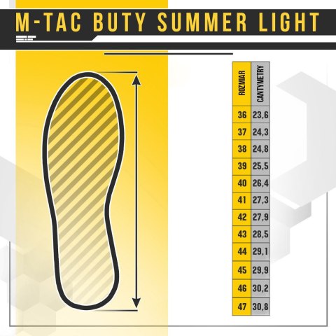 Buty M-Tac Summer Light Trekking Coyote (805514-COY) M-TAC