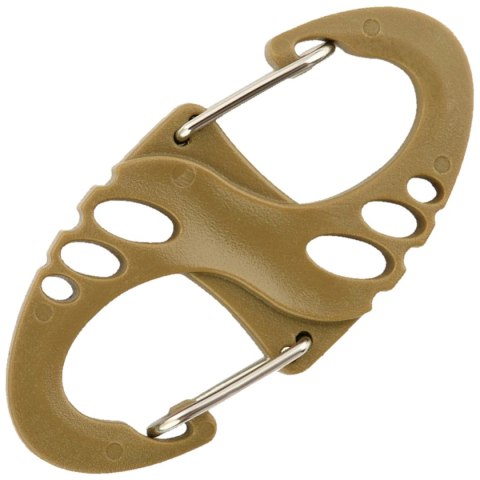 Karabińcz dwustronny M-Tac S-Hook 50mm Coyote (SHKCRBNR-COY) M-TAC