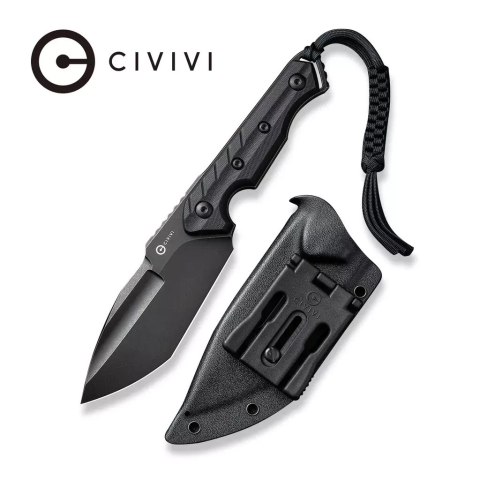 Nóż Civivi Maxwell Black G10, Black Stonewashed D2 by Maciej Torbé (C21040-1) Civivi by WE Knife