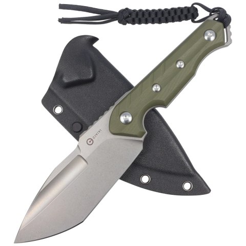 Nóż Civivi Maxwell OD Green G10, Stonewashed D2 by Maciej Torbé (C21040-2) Civivi by WE Knife