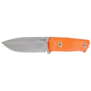 Nóż LionSteel Bushcraft Orange G10, Stone Washed Sleipner by Molletta (B41 GOR) LionSteel