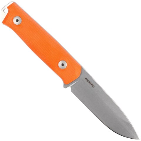 Nóż LionSteel Bushcraft Orange G10, Stone Washed Sleipner by Molletta (B41 GOR) LionSteel