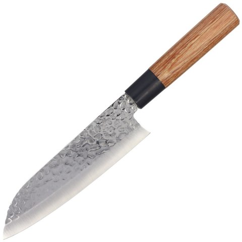 Nóż Tsubazo Santoku Pakka Wood, Tsuchime Daido 1K6 (340218) Tsubazo Japan
