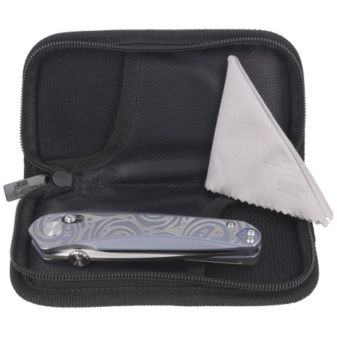 Nóż składany Bestech Mothus Blue Titanium, Satin M390 by Kombou (BT2206A) Bestech Knives