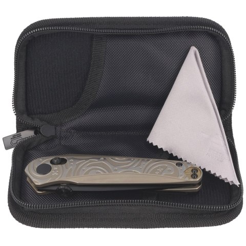 Nóż składany Bestech Mothus Light Bronze Titanium, Black PVD M390 by Kombou (BT2206C) Bestech Knives