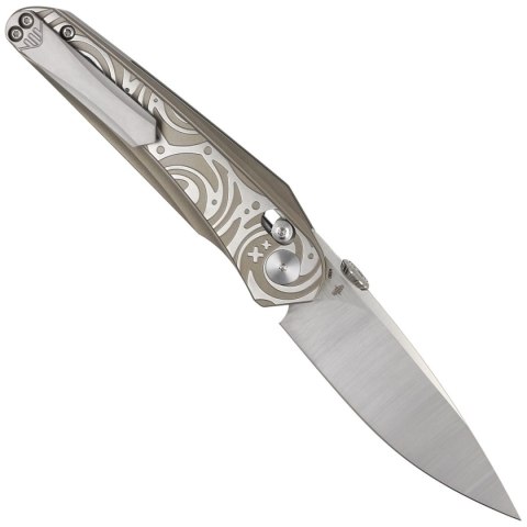 Nóż składany Bestech Mothus Light Bronze Titanium, Satin M390 by Kombou (BT2206B) Bestech Knives