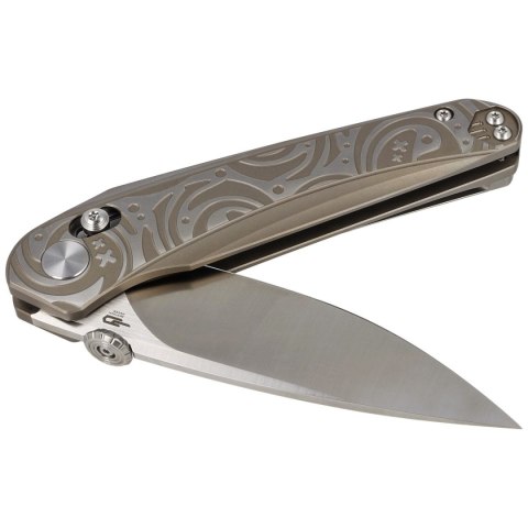 Nóż składany Bestech Mothus Light Bronze Titanium, Satin M390 by Kombou (BT2206B) Bestech Knives