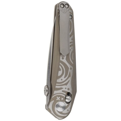 Nóż składany Bestech Mothus Light Bronze Titanium, Satin M390 by Kombou (BT2206B) Bestech Knives