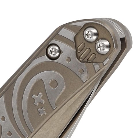 Nóż składany Bestech Mothus Light Bronze Titanium, Satin M390 by Kombou (BT2206B) Bestech Knives