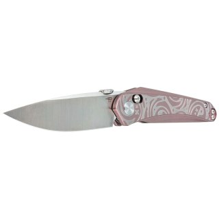 Nóż składany Bestech Mothus Purple Titanium, Satin M390 by Kombou (BT2206D) Bestech Knives