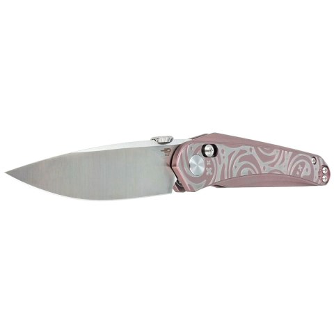 Nóż składany Bestech Mothus Purple Titanium, Satin M390 by Kombou (BT2206D) Bestech Knives