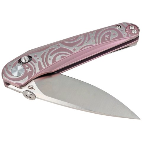 Nóż składany Bestech Mothus Purple Titanium, Satin M390 by Kombou (BT2206D) Bestech Knives