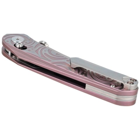 Nóż składany Bestech Mothus Purple Titanium, Satin M390 by Kombou (BT2206D) Bestech Knives