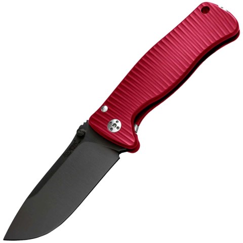Nóż składany LionSteel SR2A Red Aluminium, Black Sleipner by Molletta (SR2A RB) LionSteel