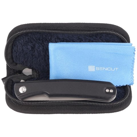 Nóż składany Sencut Scitus Black G10, Gray Stonewashed D2 by Ostap Hel (S21042-1) Sencut by We Knife