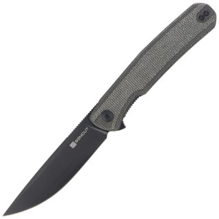 Nóż składany Sencut Scitus Dark Green Canvas Micarta, Black Stonewashed D2 by Ostap Hel (S21042-3) Sencut by We Knife