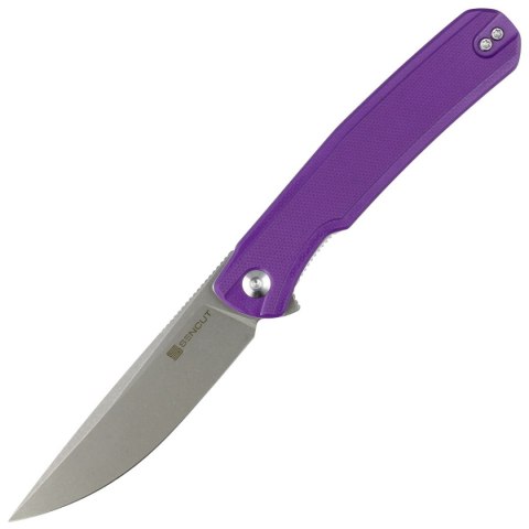 Nóż składany Sencut Scitus Purple G10, Gray Stonewashed D2 by Ostap Hel (S21042-2) Sencut by We Knife