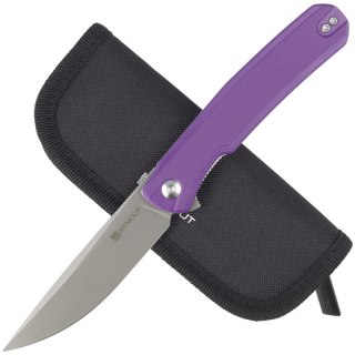 Nóż składany Sencut Scitus Purple G10, Gray Stonewashed D2 by Ostap Hel (S21042-2) Sencut by We Knife